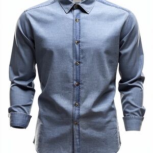 Brunello Cucinelli Classic Blue Button Down Shirt